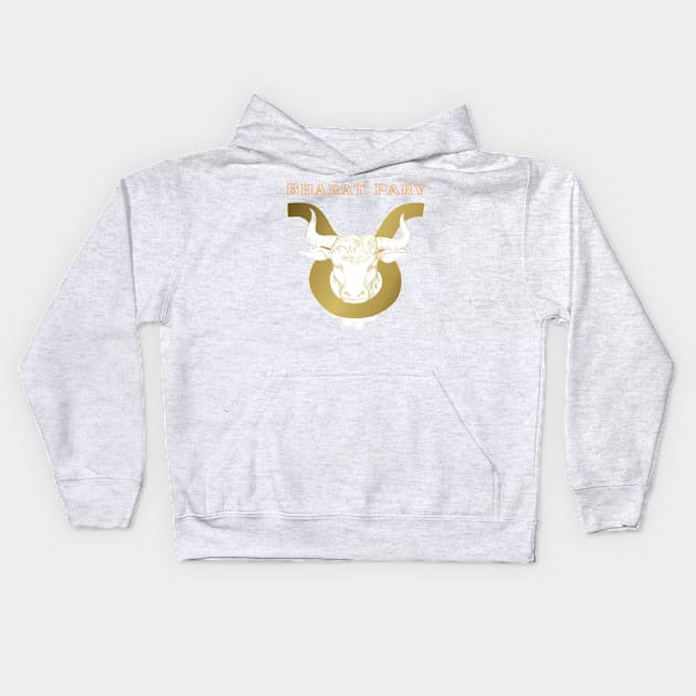 Bharat Parv - Taurus Kids Hoodie by Bharat Parv